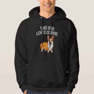 Corgi For Girls Kids Welsh Corgi Dog Animal  1 Hoodie