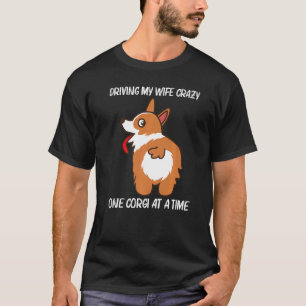 Corgi For Men Dad Pet Dog Animal Doggy Owner T-Shirt