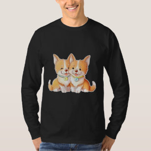 Corgi Gemini Animal Welsh Pet  Owner Keeper Astrol T-Shirt