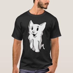 Corgi Ghost Cute Ghost Halloween Gif T-Shirt