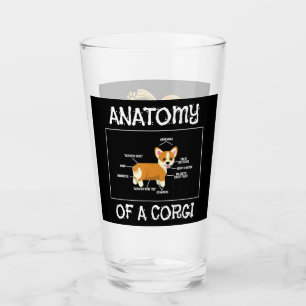 Corgi Gift   Cute Funny Dog Puppy Corgi Glass