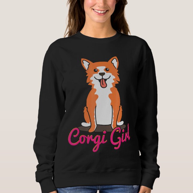 Corgi Girl  325 Sweatshirt (Front)