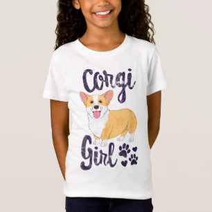 Corgi Girl Women Puppy Mum Dog Mama Lover Gift T-Shirt