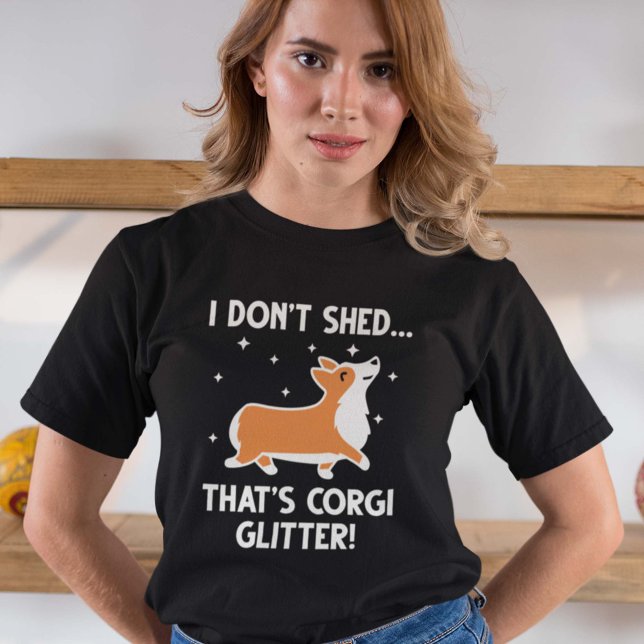 Corgi Glitter T-Shirt (Creator Uploaded)