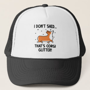 Corgi Glitter Trucker Hat