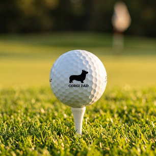 Corgi Golf Dad Titleist Pro V1 Ball Gift