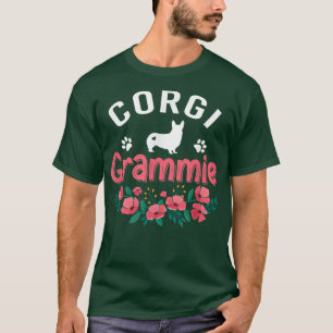 Corgi Grammie Dog Gifts Women Dog Pet Lover Owner T-Shirt