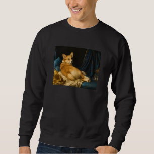 Corgi Grande Odalisque Parody Classical Painting D Sweatshirt