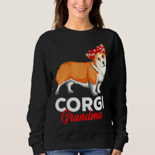 Corgi Grandma Corgi Dog Mum Women Sweatshirt