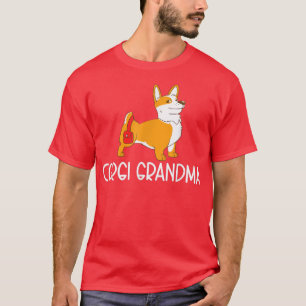 Corgi Grandma Corgi Grandmother Lover -488 T-Shirt
