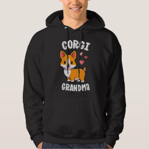 Corgi Grandma I Love My Corgi Dog Mama 1270 Hoodie