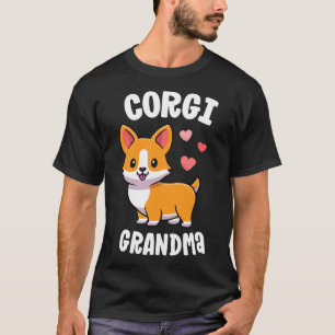 Corgi Grandma I Love My Corgi Dog Mama 1270 T-Shirt