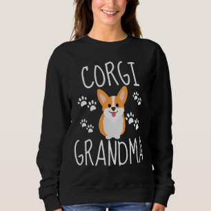 Corgi Grandma Vector Corgi Sweatshirt