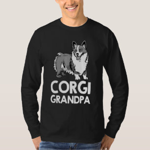 Corgi Grandpa For Puppy Dog Men Grandfather T-Shirt