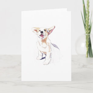 Corgi Greeting Card – Pembroke Welsh Corgi