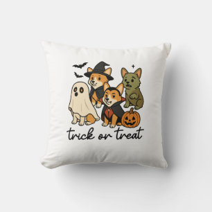 corgi halloween costume cushion