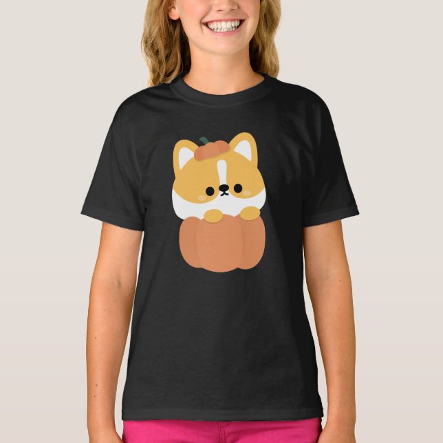 Corgi Halloween T-Shirt (Front)