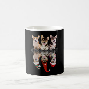 corgi happy christmas funny disguise dog coffee mug