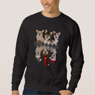 corgi happy christmas funny disguise dog sweatshirt