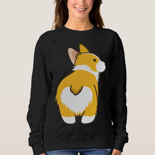 Corgi Heart Butt     Sweatshirt (Front)