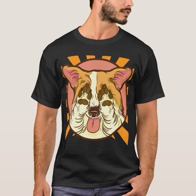 Corgi Hiding T-Shirt (Front)