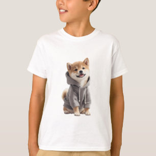 Corgi Hoodie Smile Kids T-Shirt