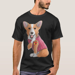Corgi I Love Mum Tattoo Dog Funny Mother's Day Gif T-Shirt