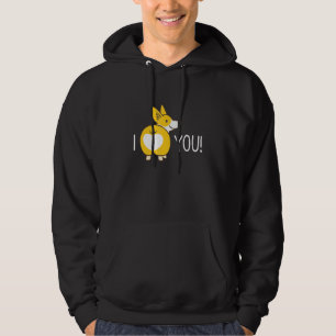 Corgi I Love You Hoodie