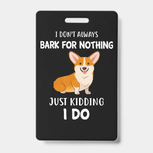 Corgi ID Badge