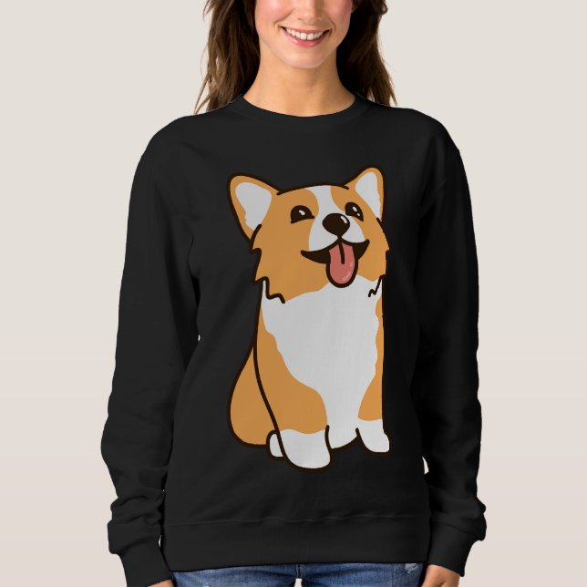 Corgi Illustration Sweatshirt (Front)