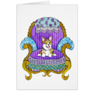Corgi in Chair