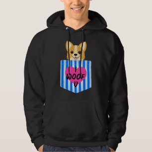 Corgi In Pocket Cute And Funny Dog Hoodie