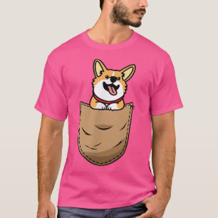 Corgi in Pocket Cute Corgi Lover & Owner T-Shirt