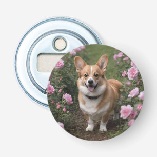 Corgi In The Pink Roses, Bottle Opener
