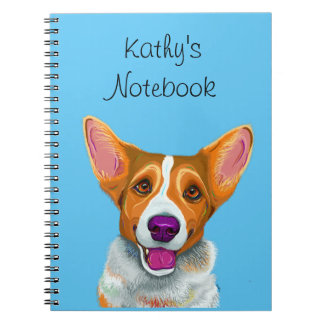 Corgi, its all about the ears notebook