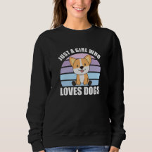 Corgi Just A Girl The Dog Loves Vintage