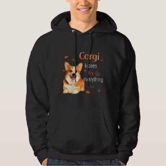 Corgi Kisses Fix Everything 1249 Hoodie