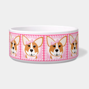 Corgi Lady Dog Bowl