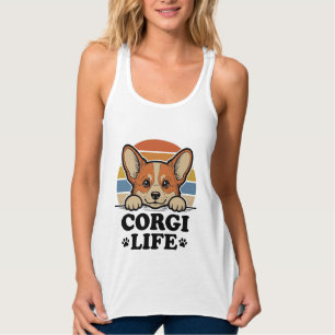 Corgi Life Shirt Vintage Engraving Dog Lover Art_1