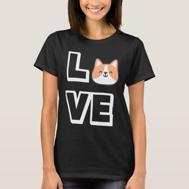Corgi Love  34 T-Shirt (Front)