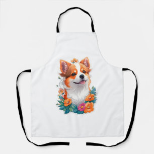 Corgi Love - Celebrating the Playful and Loveable Apron