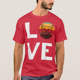 CORGI LOVE DOG Vintage Retro Pet Owner Dog Lover P T-Shirt