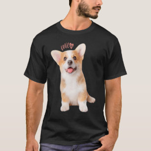 Corgi Love Is Dog Mum Dad Puppy Pet Women Men Kid T-Shirt