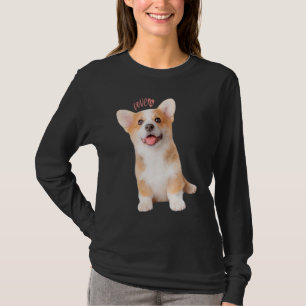 Corgi Love Is Dog Mum Dad Puppy Pet Women Men Kid T-Shirt