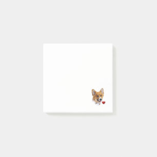 Corgi Love Post-it Notes