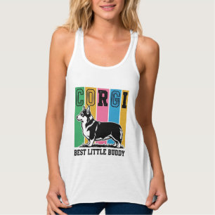Corgi Love Shirt Vintage Engraving Dog Silhouette_