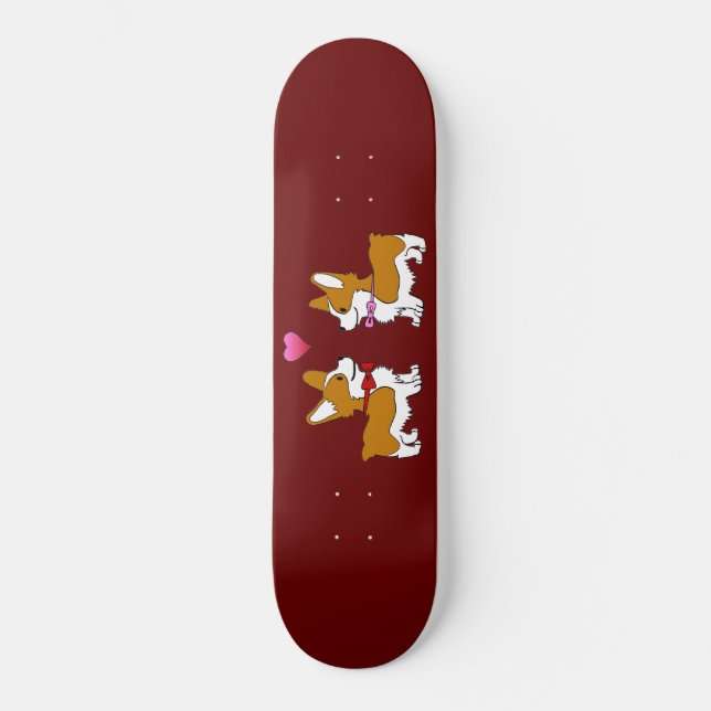 Corgi Love Skateboard (Front)