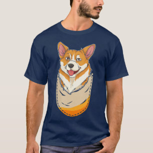 Corgi Lover Dog Owner Pet Animal Pocket Corgi T-Shirt