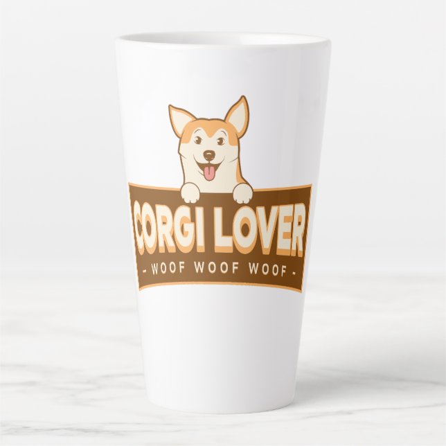 CORGI LOVER LATTE MUG (Front)