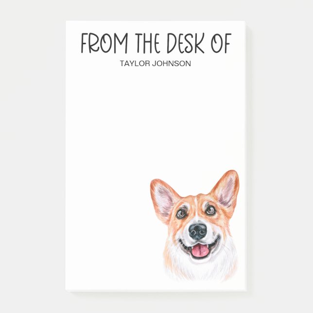Corgi Lover Post-it Notes (Front)